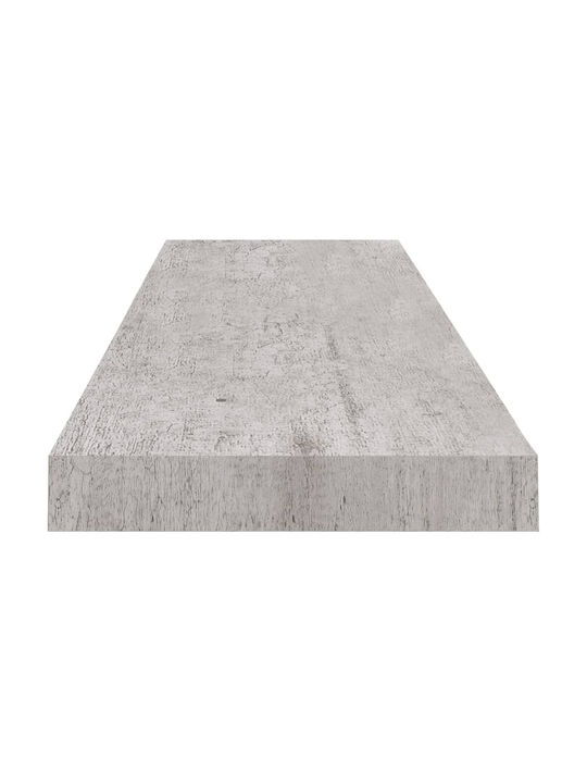 Wandregal Grau Beton 100x23.5x3.8cm