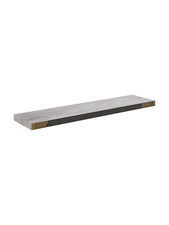 Shelf Wall Grey Concrete 100x23.5x3.8cm