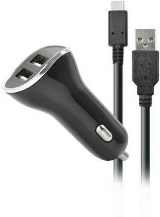Steelplay Car Charger x2 USB Ports for Switch