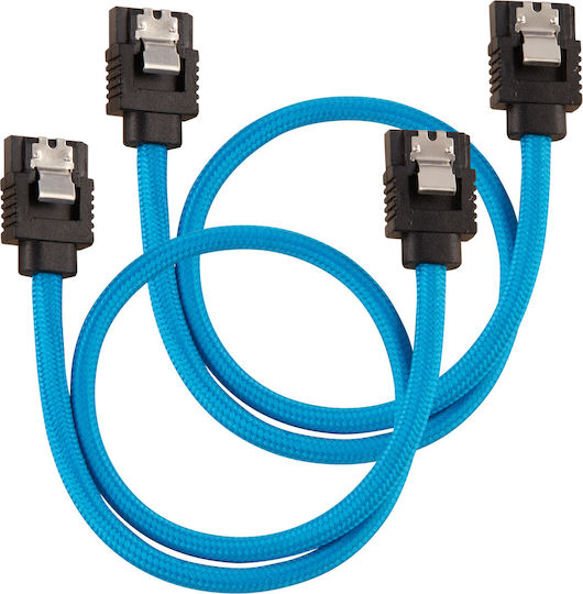 Corsair 7-Pin SATA III to 7-Pin SATA III Cable 30cm Blue (CC-8900251)