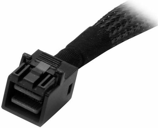 StarTech Mini-SAS - 7-Pin SATA III Kabel 100cm Schwarz (SAS43SAT1M)