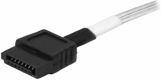 StarTech Mini-SAS - 7-Pin SATA III Kabel 100cm Schwarz (SAS43SAT1M)