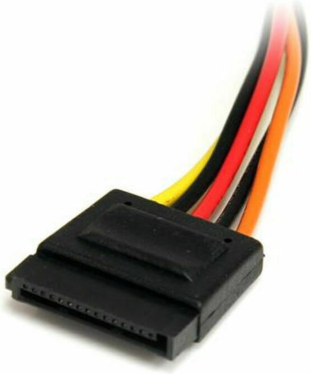 StarTech 15-Pin SATA III - 15-Pin SATA III Kabel 20cm Mehrfarbig (SATAPOWEXT8)