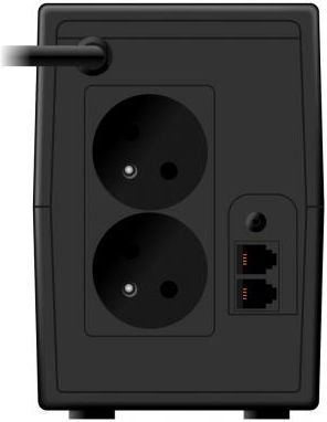 Ever EASYLINE 850 AVR USB UPS (VI) Интерактивна Линия 850VA 480W с 2 Schuko AC Гнезда