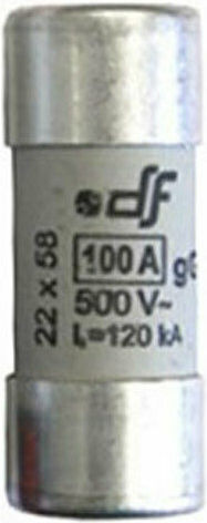 Adeleq Φυσίγγια κυλινδρικά πορσελάνης 22x58mm 100Α Gg ταχείας καύσεως