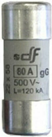 Adeleq Safety Cylindrical Porcelain Fast-Bow 22x58mm 80A (88-2080) 1pcs