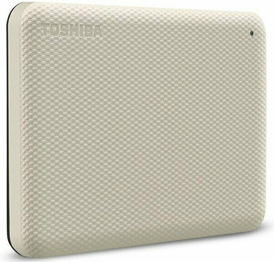 Toshiba Canvio Advance USB 3.0 Εξωτερικός HDD 1TB 2.5" Μπεζ