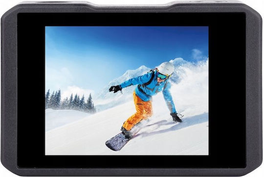 AgfaPhoto AC9000 Action Camera 4K Ultra HD Underwater (with Case) with Screen 2" and Wi-Fi Black