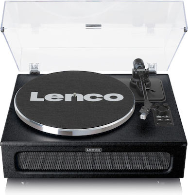 Lenco LS-430BK Turntables with Preamplifier and Built-in Speakers Black