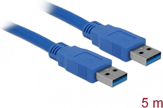 DeLock 5m USB 3.0 Cable A-Male Blue (82537)