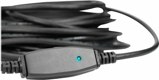Digitus USB 3.0 Cable USB-A male - USB-A female Μαύρο 10m DA-73105