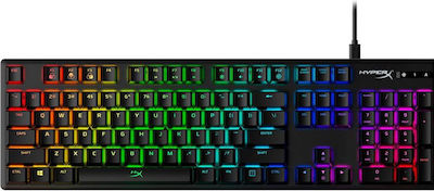 HyperX Alloy Origins Aqua Switches Gaming Mechanical Keyboard Tenkeyless with RGB lighting (English US)