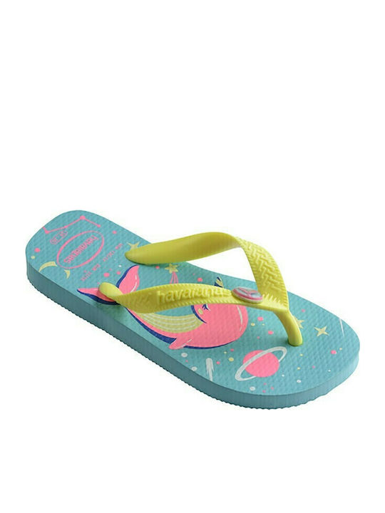 Kids' Flip Flops Light Blue