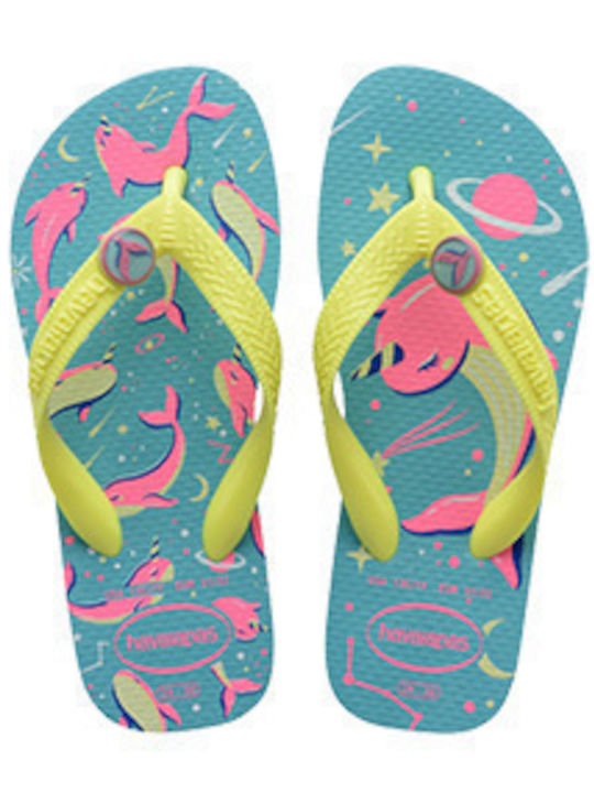 Kids' Flip Flops Light Blue