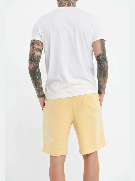 Funky Buddha Men's Sports Shorts Yellow