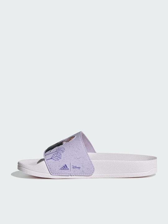 Kinder Badeschlappen Gefroren Lila Adilette