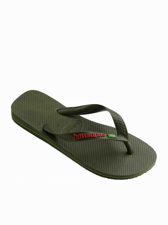 Brasil Лого Мъжки Джапанки Каки