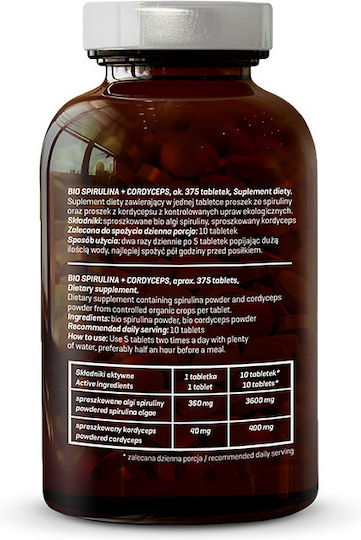 Diet-Food Bio Spiroulina & Cordyceps 40mg 375 capace