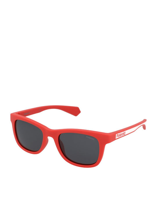 Polaroid Ochelari De Soare Pentru Copii Pătrați Indestructibili Cu Lentile Polarized Roșii