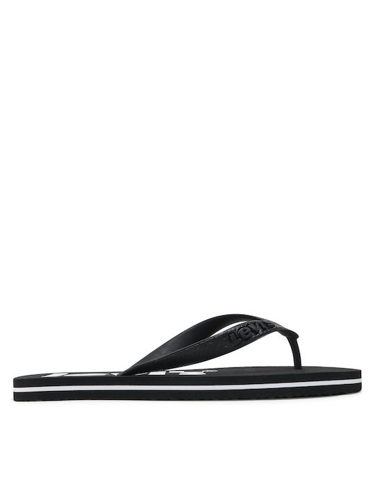 Levi's Men's Flip Flops Black Regular Fit