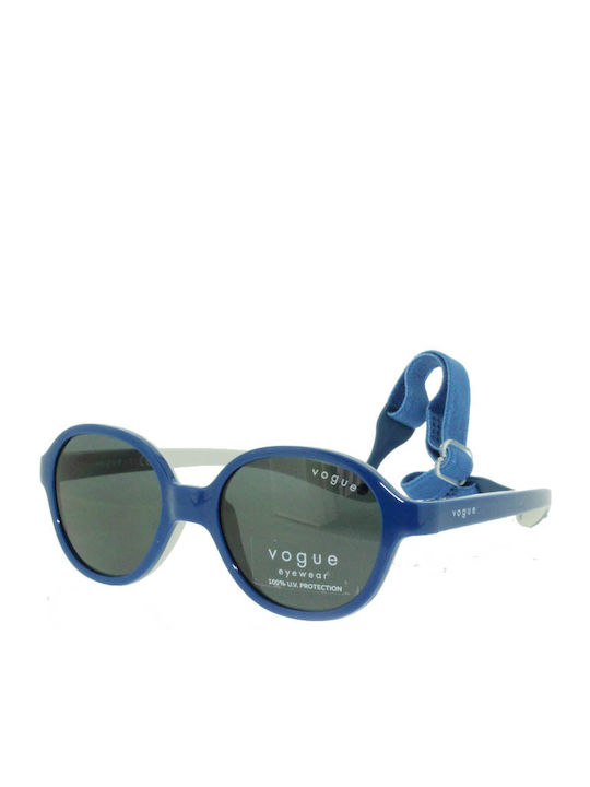 Vogue Rund Kinder-Sonnenbrillen Blau