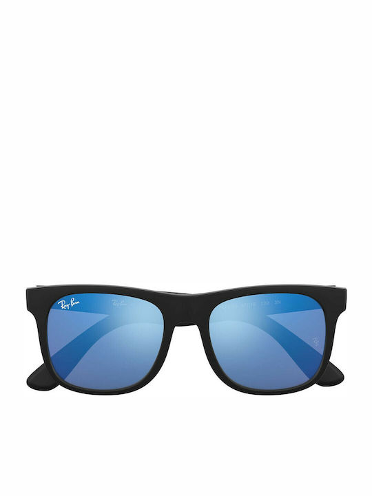 Ray Ban Unbreakable Square Kids Sunglasses with Mirror Blue for 7-11 Years