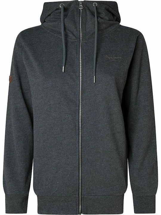 Anne Damen Sweatshirtjacke Kapuzen Charcoal
