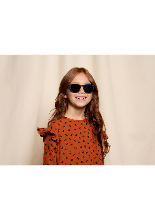 Izipizi Square Kids Sunglasses Black For 5-10 Years