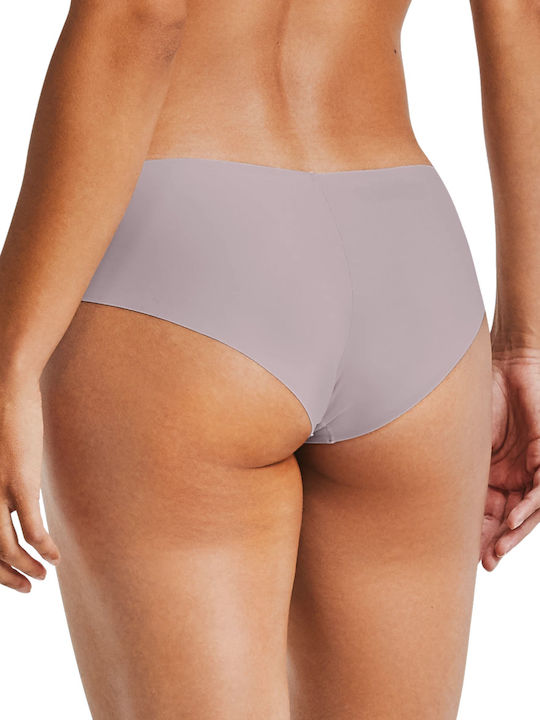 Pure Stretch Damen Slip 3Pack Nahtlos Black / Nude / Dash Pink