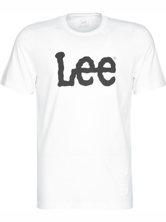 Wobbly Logo Tricou Alb