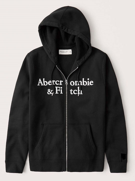 Black Hooded Cardigan