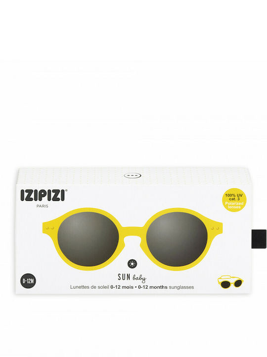 Izipizi D Στρογγυλά Βρεφικά Γυαλιά Ηλίου με Polarized Φακό Lemonade για 0-9 Μηνών