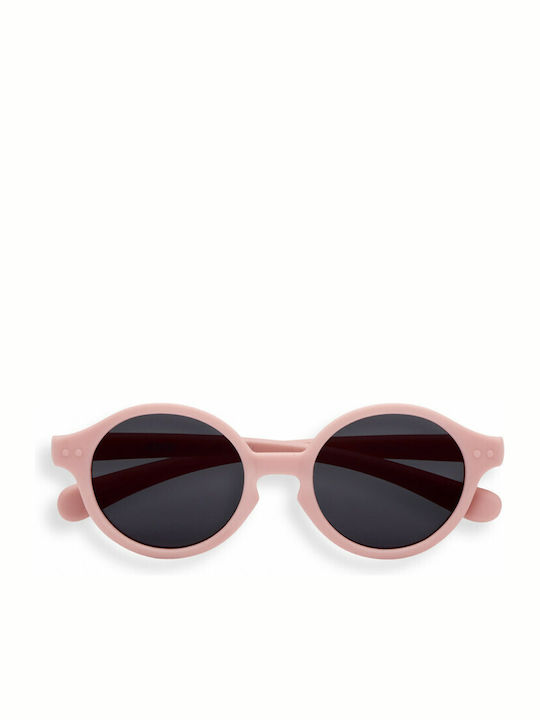 Izipizi #d Στρογγυλά Βρεφικά Γυαλιά Ηλίου με Polarized Φακό Pastel Pink για 0-9 Μηνών
