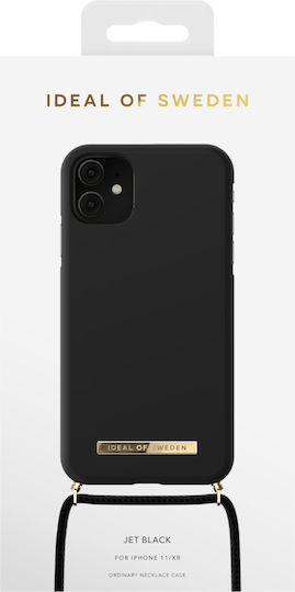 iDeal Of Sweden Back Cover Πλαστικό με Λουράκι Jet Black (iPhone 11)
