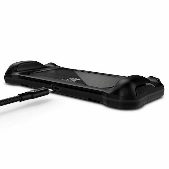 Spigen Rugged Armor Oled Plastic Switch Controller Protective Case Black