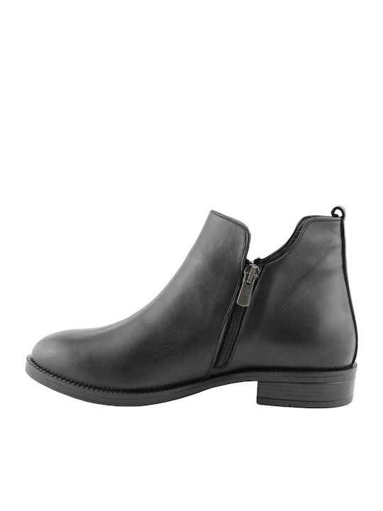 Act Leather Women's Ankle Boots Black