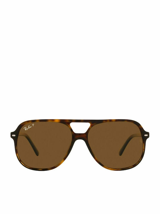 Ray Ban Men's Sunglasses with Brown Tartaruga Plastic Frame and Brown Polarized Lens RB2198 902/57