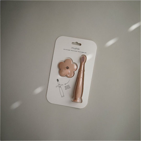 Mushie Baby Toothbrush for 0m+ Blush