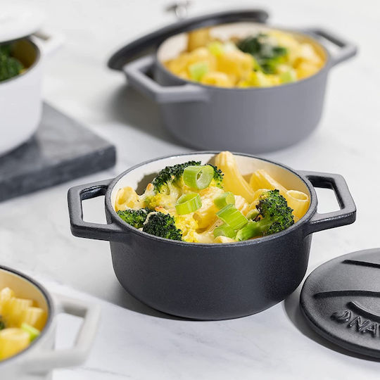 Navaris Pots Set Made of Cast Aluminum Multicolored 4 Pieces