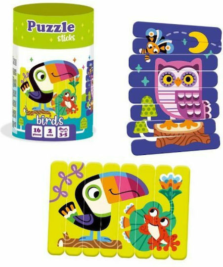 Kinderpuzzle Vögel für 3+ Jahre 16pcs Roter Kafer