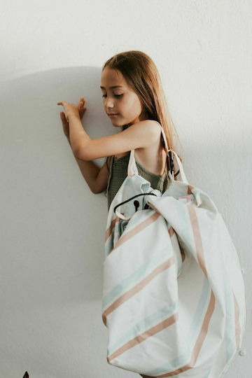 Play&go Outdoor Surf Kids Rug Beige 140x140cm