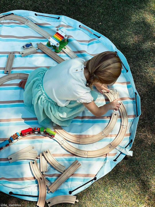 Play&go Outdoor Surf Kids Rug Beige 140x140cm