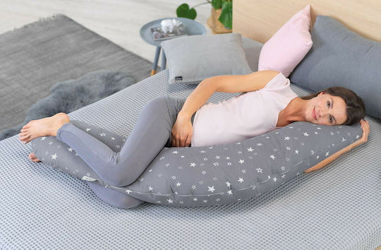 Theraline Μαξιλάρι Εγκυμοσύνης & Θηλασμού Γκρι 190cm