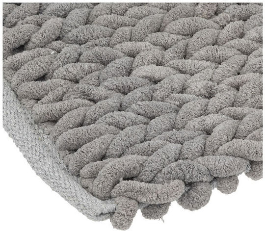 5Five Covoraș de Baie Bumbac 174727B Gri 50x120buc