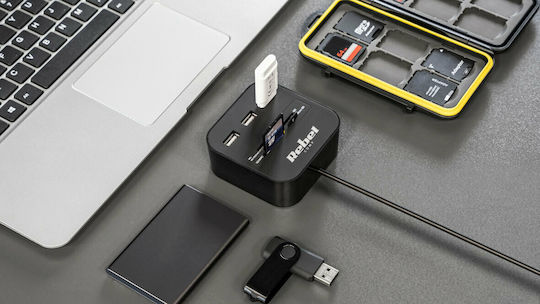 Rebel Hub 3 Θυρών USB 2.0 με σύνδεση USB-A