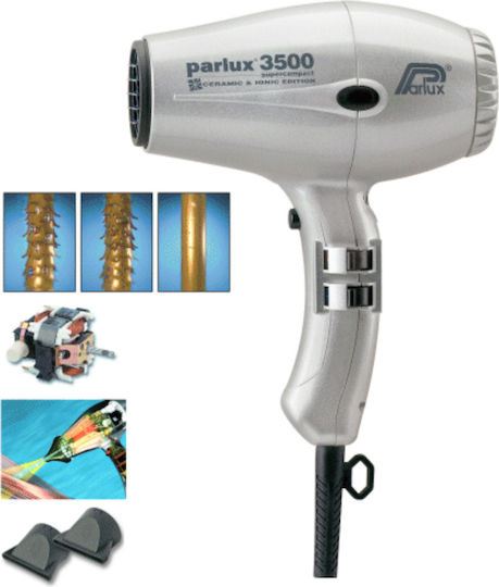 Parlux 3500 Supercompact Ionic & Ceramic Ionic Professionell Haartrockner 2000W