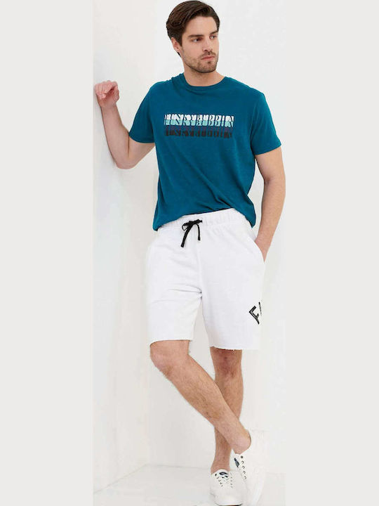 Men's Athletic Shorts White