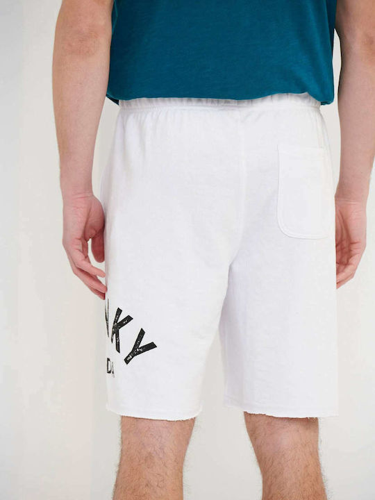 Men's Athletic Shorts White