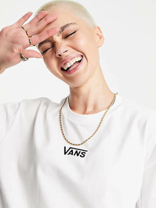 Flying V Γυναικείο Oversized T-shirt Λευκό