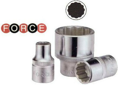 Force Căpăcel Multident cu Patrat de Prindere 1/2" Diametru 36mm 1buc